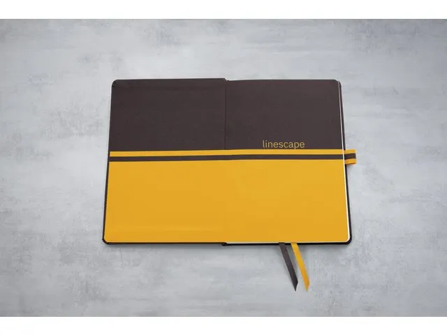 Weekagenda Linescape A5 2027 (EN) donkergrijs Hardcover verticale inde