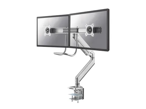 Newstar Monitorarm 2 Schermen Zilver Met Hendel D775dxsilver