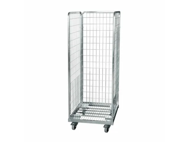 rolcontainer,draagverm. 500kg,HxLxB 1650x600x600mm,nuttige H 1490mm