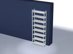 dossierstelling,grondveld,HxBxD 2700x1060x335mm,vaklast 60kg