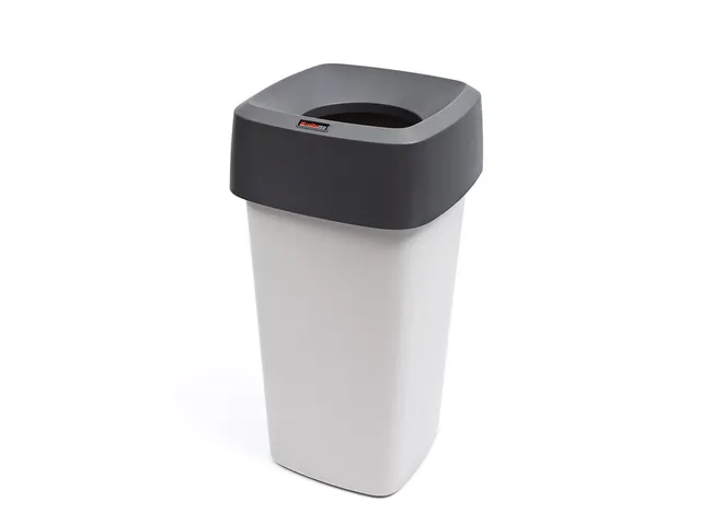 Poubelle carrée Modo 60L Gris