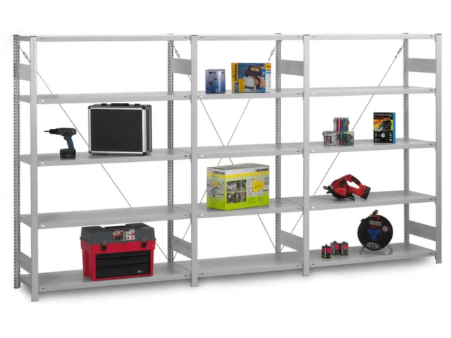 rayonnage modulaire,rayonnage départ,HxlxP 2500x1060x635mm