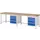 werkbank,HxBxD 840-1040x3000x700mm,beukblad,draagverm. 1250kg