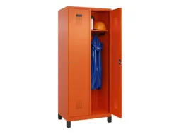 locker,HxBxD 1950x800x500mm,2vak,vak B 400mm,cil.-slot,voeten