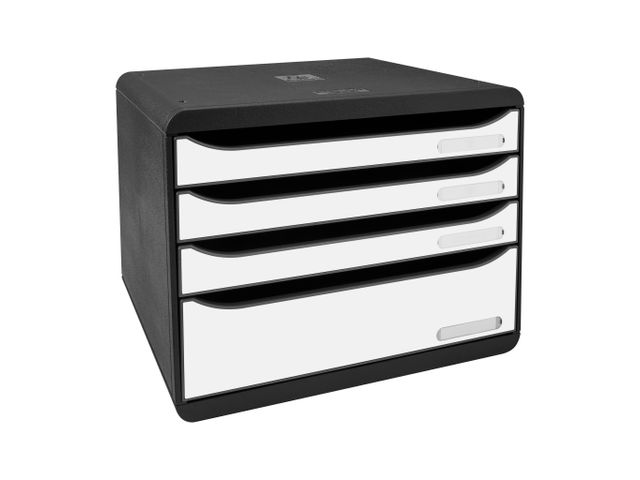 Exacompta BIG BOX+ HORIZON MAX I 4laden zwart/wit | DiscountOffice.nl