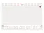 Bureau-onderlegblok 2026 Quantore ruit 56,5x36cm Wit kalender