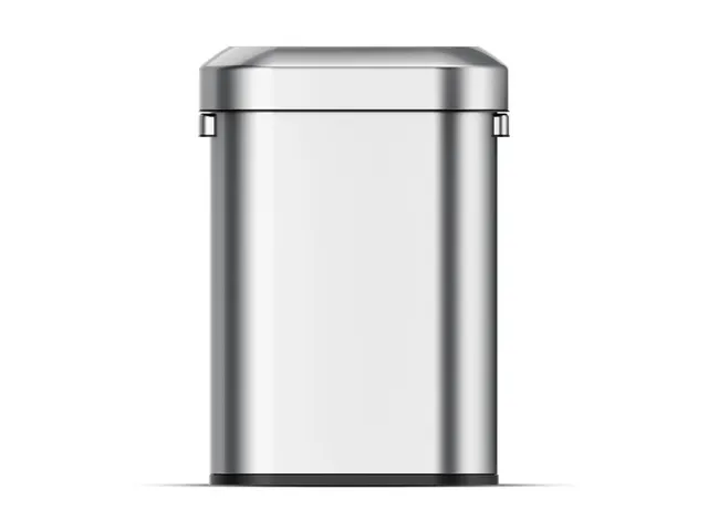 Urban Open Top Afvalbak 60 Liter Mat RVS