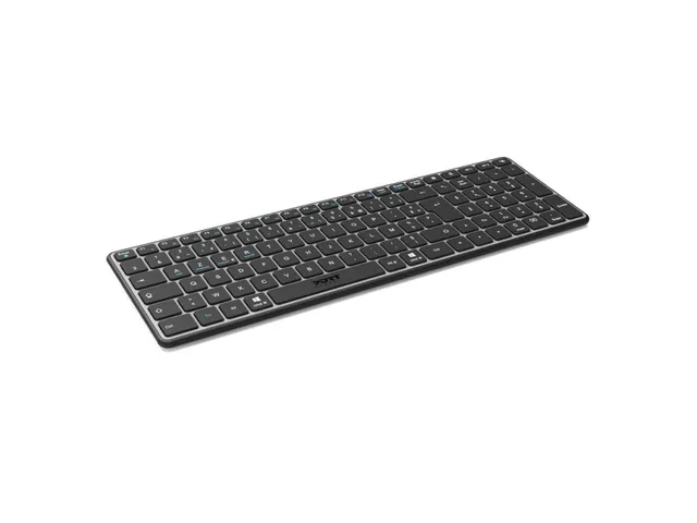 Clavier sans fil Port Designs Bluetooth rechargeable AZERTY FR noir
