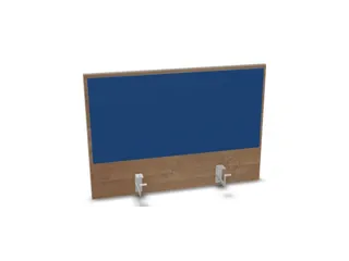 opzetpaneel,v. bureau,aanbouw achter,B 800mm,NT-cherry,BN6016-blauw - 1