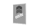 Cadre clipsable A1 Set complet Visuel "Entrée" Gris