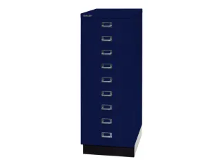 kantoor-ladekast HxBxD 940x349x432mm 9 laden romp oxfordblauw staal - 4