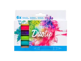 Duotip Talens Ecoline set à 6 stuks botanisch - 1