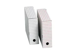 Archiefdoos set van 2 Dozen 310x85x245mm wit
