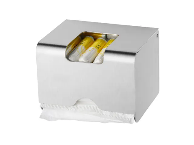 Tampon- en maandverbanddispenser compact RVS MQMiniF
