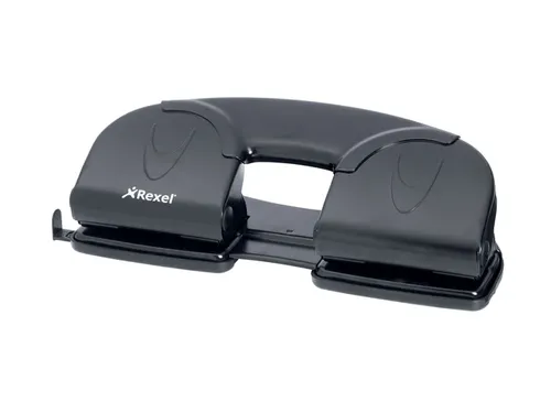 Perforator Rexel V412 4-Gaats 12vel Zwart