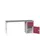 werkbank,HxBxD 930x2000x600mm,linoleumblad,2voeten/1container