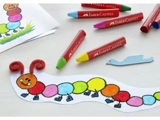 waskrijt Faber-Castell Jumbo etui à 12 stuks - 6
