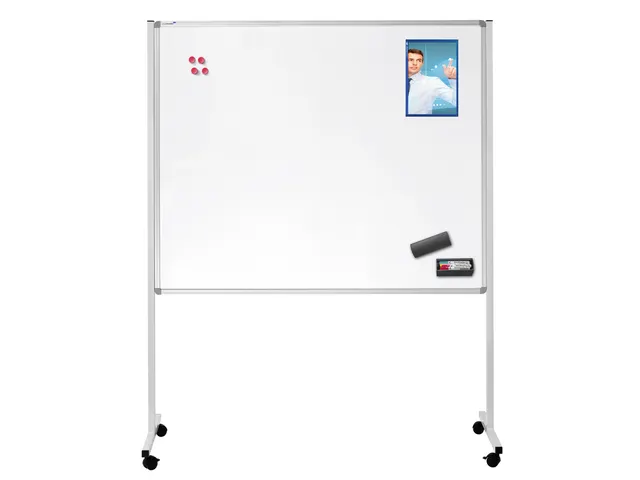 Multiboard mobile XL Met Blauw Prikbord 120x150cm