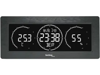 Wereldklok Technoline WT 458 232x99x48mm zwart - 4