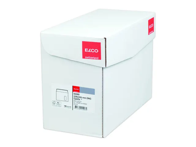 envelop Premium Optifix C4 FSC 90 gram met venster rechts 250 stuks