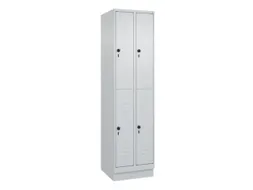 dubbeldekse locker,HxBxD 1950x500x500mm,2x2vak.,vak B 250mm