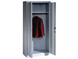 kleding-/wasgoedkast,RAL 7035,HxBxD 1950x930x500mm,cil.-slot