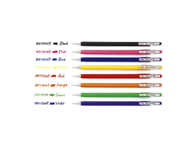 Roller gel Pentel Mattehop K110 Medium bleu