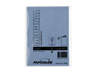Correspondentiekaart Papicolor dubbel 105x148mm donkerblauw pak 6 st - 3