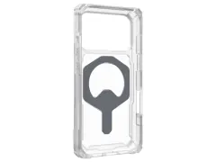 Plasma XTE iPhone 17 Pro Hoesje MagSafe Stand Titanium Clear