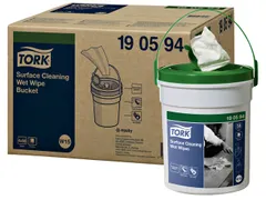 Reinigingsdoekjes Tork Surface W15 sterke textuur wit 190594