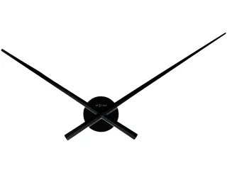 Wandklok NeXtime dia. 70cm zwart 'Hands' - 1