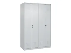 locker voor scheiding van kleding,HxBxD 1850x1200x500mm,4vak