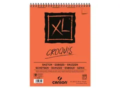 Schetspapier Canson XL Sketch 120vel 90gr A3 ivoorwit