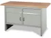 établi,HxlxP 845x1500x700mm,RAL7035,face avant RAL7035