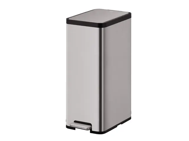 Ecomaid pedaalemmer 45 Liter Mat RVS Fingerprintproof
