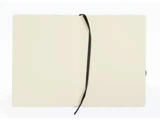 Schetsboek Kangaro A5 zwart PU HC 80 blad 140gr roomwit met elastiek e - 4