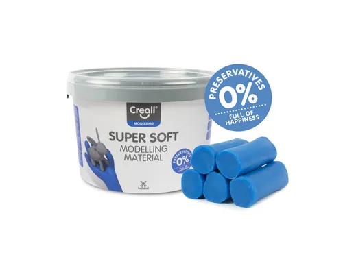 Klei Creall supersoft blauw 1750gram