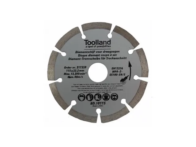 Diamantschijf SET - 150mm - Gesegmenteerd - 2 ST