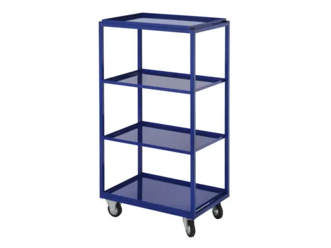 Bijzet- En Verzamelwagen 200kg 1315x700x485mm 4 Etages Recht