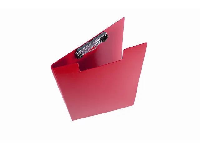 #*Klemmap Foldersys A4 PP rood