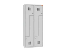 Z-garderobekast,HxBxD 1800x800x500mm,draaigrendel,romp RAL7035