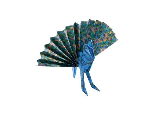Vouwblaadjes Folia 80gr 15x15cm 50 vel 2-zijdig 10 wildlife designs