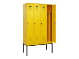 locker voor scheiding van kleding,HxBxD 2120x1200x500mm,4vak