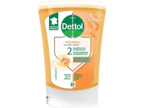 Dettol No Touch Handzeep Extra Care Honing & Galamboter vulling 250ml