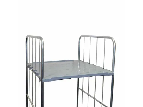 hygiënisch legbord,v. Gaasbox BxD 710x762mm,draagverm. 150kg,HDPE