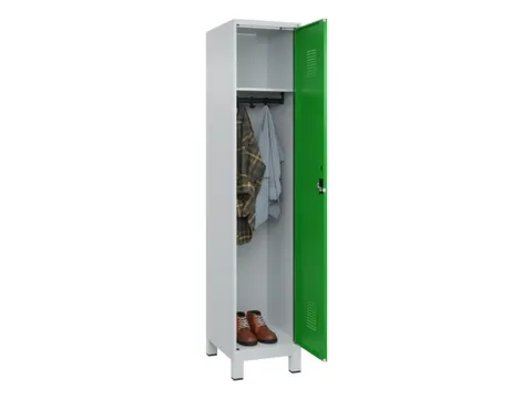 locker,HxBxD 1950x400x500mm,1vak,vak B 400mm,cil.-slot,voeten