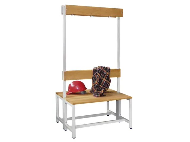 dubbele zitbank,HxLxD 1600x1000x770mm,onderstel RAL6011