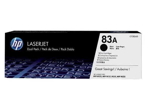 HP 83A CF283AD Toner Duopack Zwart Origineel