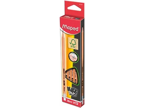 potlood Black'Peps 2B, met gum