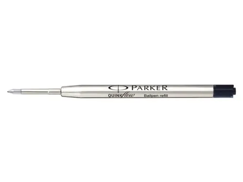 Balpenvulling Parker Quink breed zwart breed blister à 1 stuk